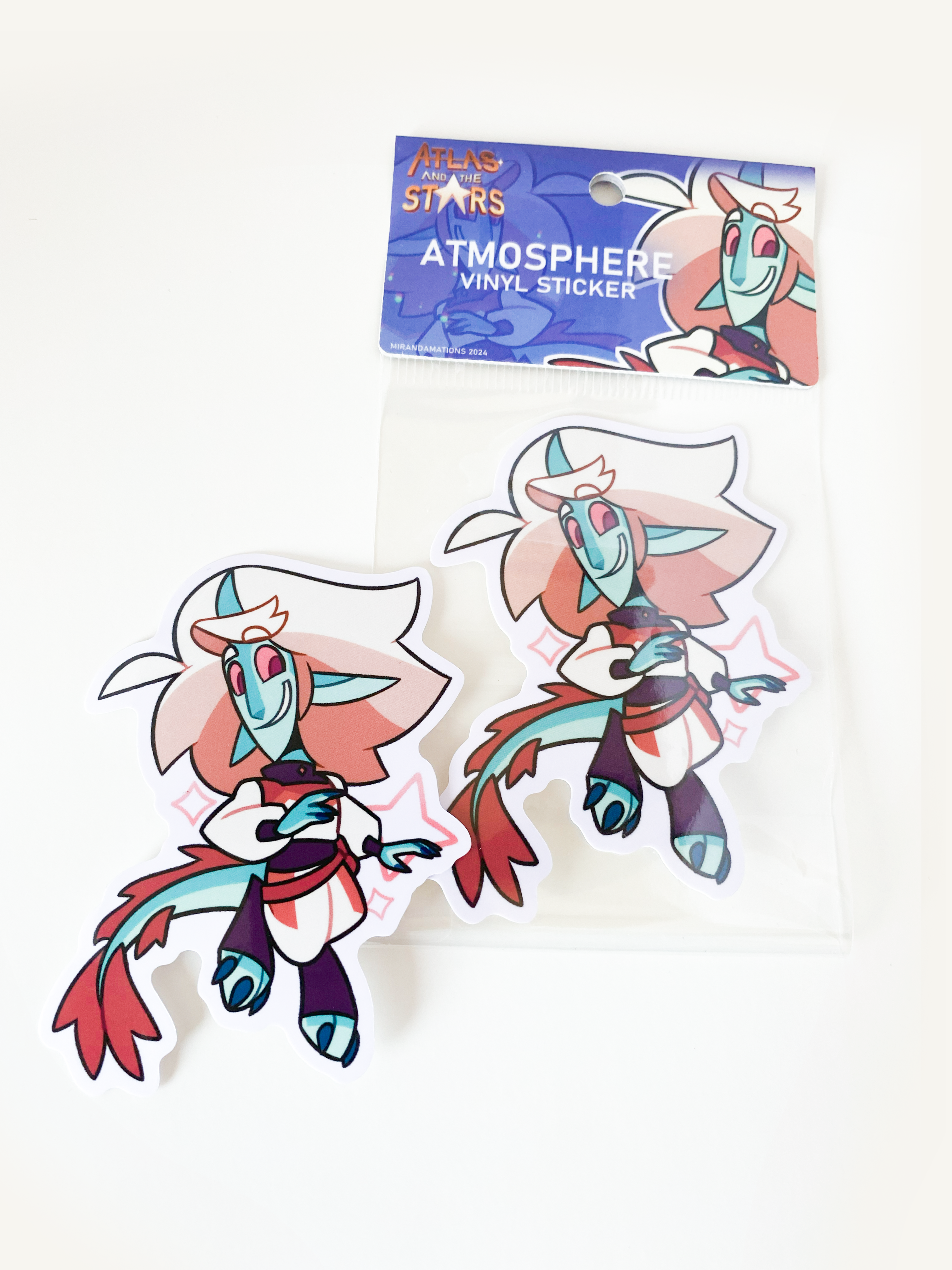 ATLAS AND THE STARS CHARACTER STICKERS