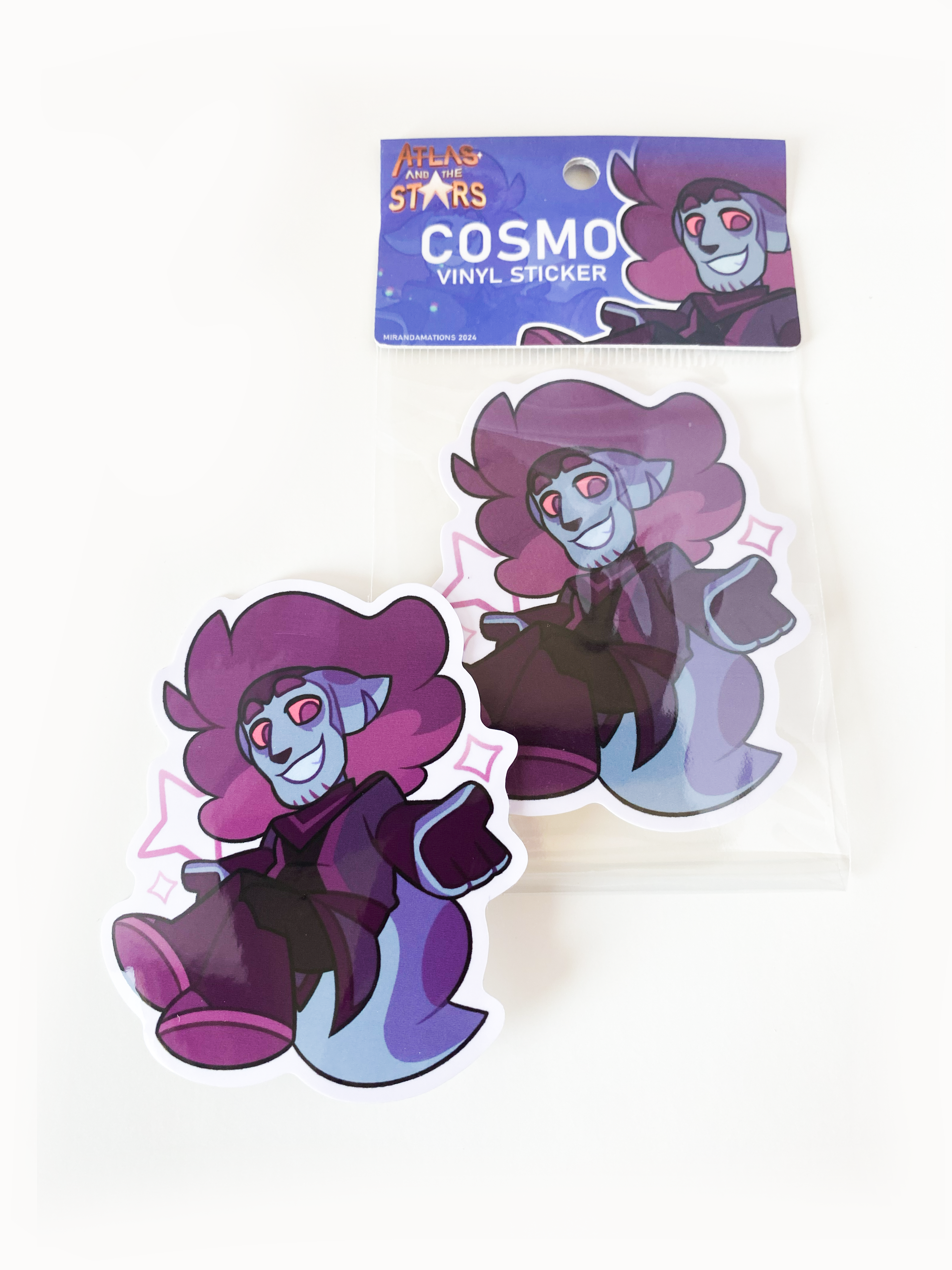 ATLAS AND THE STARS CHARACTER STICKERS